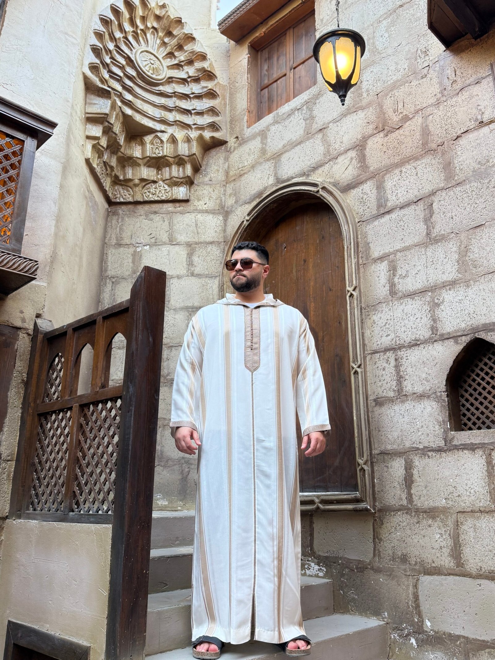 ثوب ‘ الشعره الحره ‘ المغربى المستورد  ( بيج )