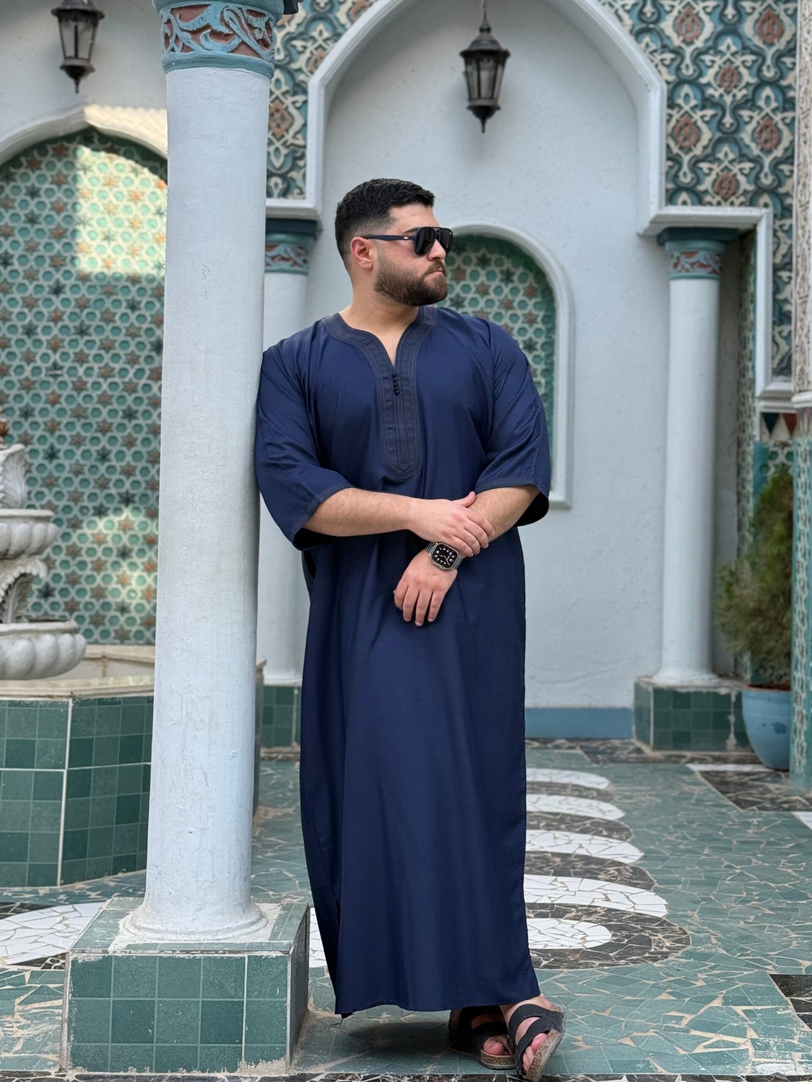 كندوره مغربيه مستورده ( كحلى )